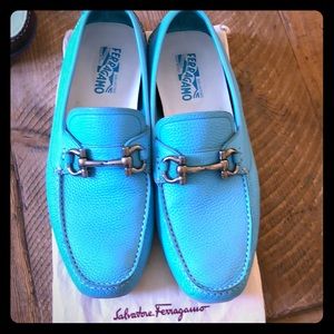 Salvatore Ferragamo Parigi Leather Drivers